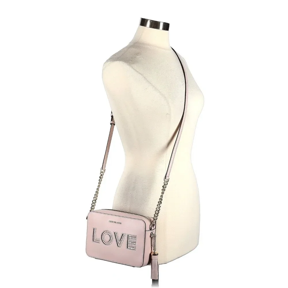 MICHAEL KORS Ginny Soft Pink Leather 